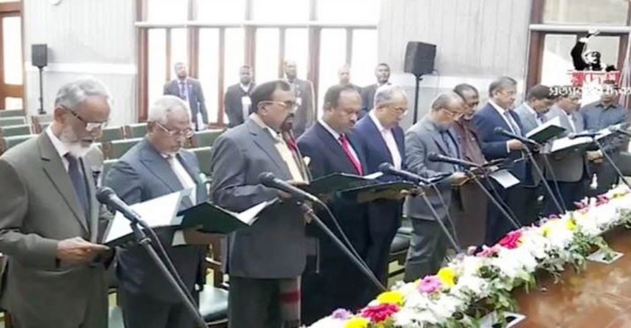 শপথ নিলেন জাতীয় পার্টির সংসদ সদস্যরা