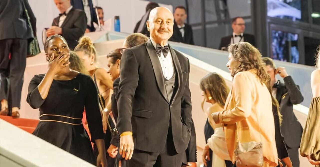 ৭০ বছর বয়সে কান চলচ্চিত্র উৎসবে অনুপম খের