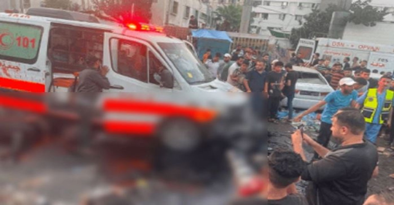 এবার গাজায় অ্যাম্বুলেন্সে হামলা করল ইসরায়েল, নিহত ১৫