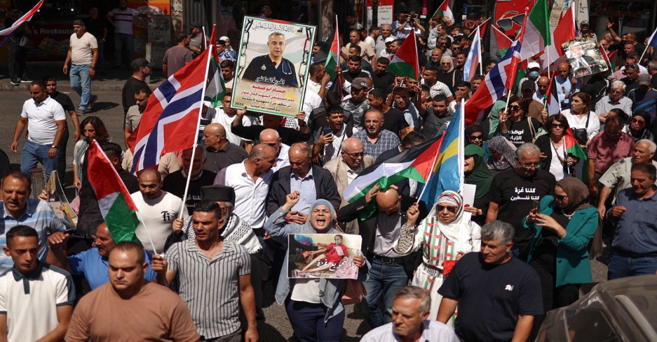 রাষ্ট্রের স্বীকৃতিতে পশ্চিম তীরে উদযাপন ফিলিস্তিনিদের