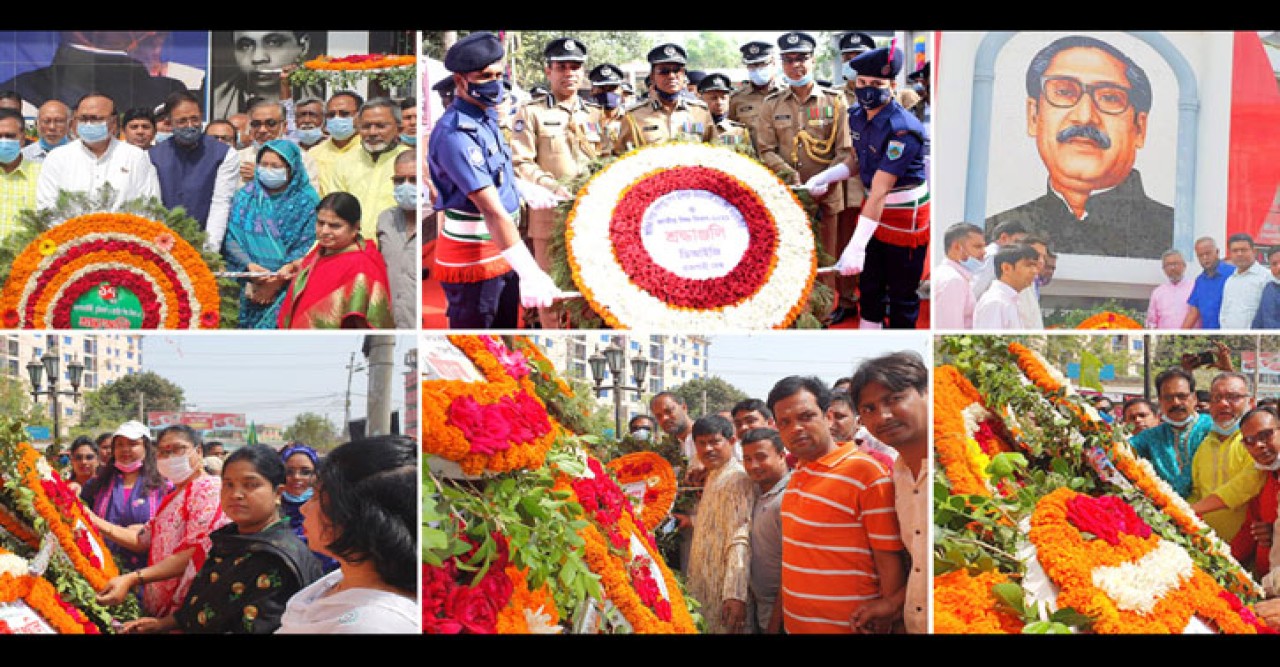 দেশ-বিদেশে শ্রদ্ধা ভালোবাসায় বঙ্গবন্ধুকে স্মরণ