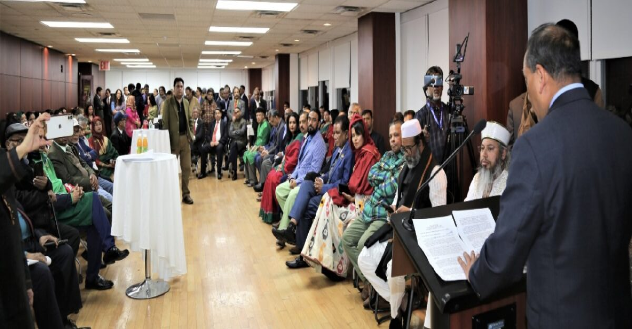 নিউইয়র্কে জাতিসংঘে বাংলাদেশ স্থায়ী মিশনে স্বাধীনতা উদযাপন