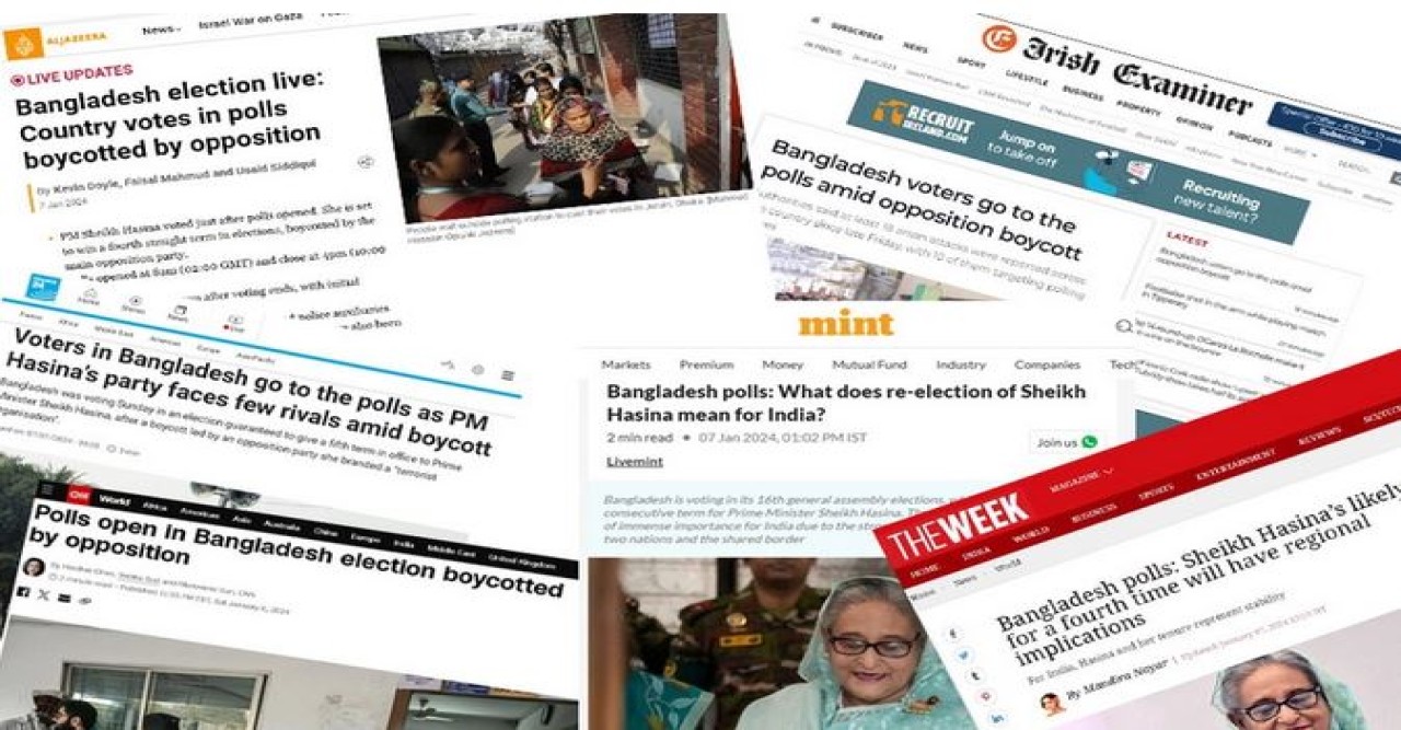 বাংলাদেশে ভোটগ্রহণের দিন আন্তর্জাতিক গণমাধ্যমগুলো যা বলছে