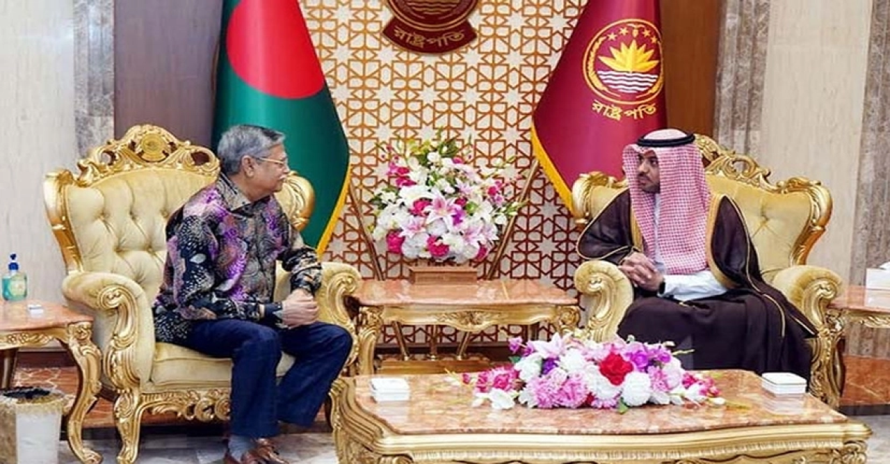রাষ্ট্রপতির সঙ্গে সৌদি রাষ্ট্রদূতের সাক্ষাৎ