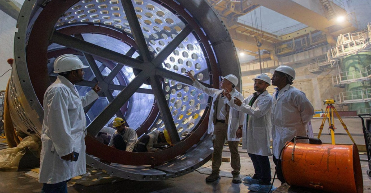 রূপপুর বিদ্যুৎকেন্দ্রের প্রথম ইউনিটে ‘কোর ব্যারেল’ স্থাপন