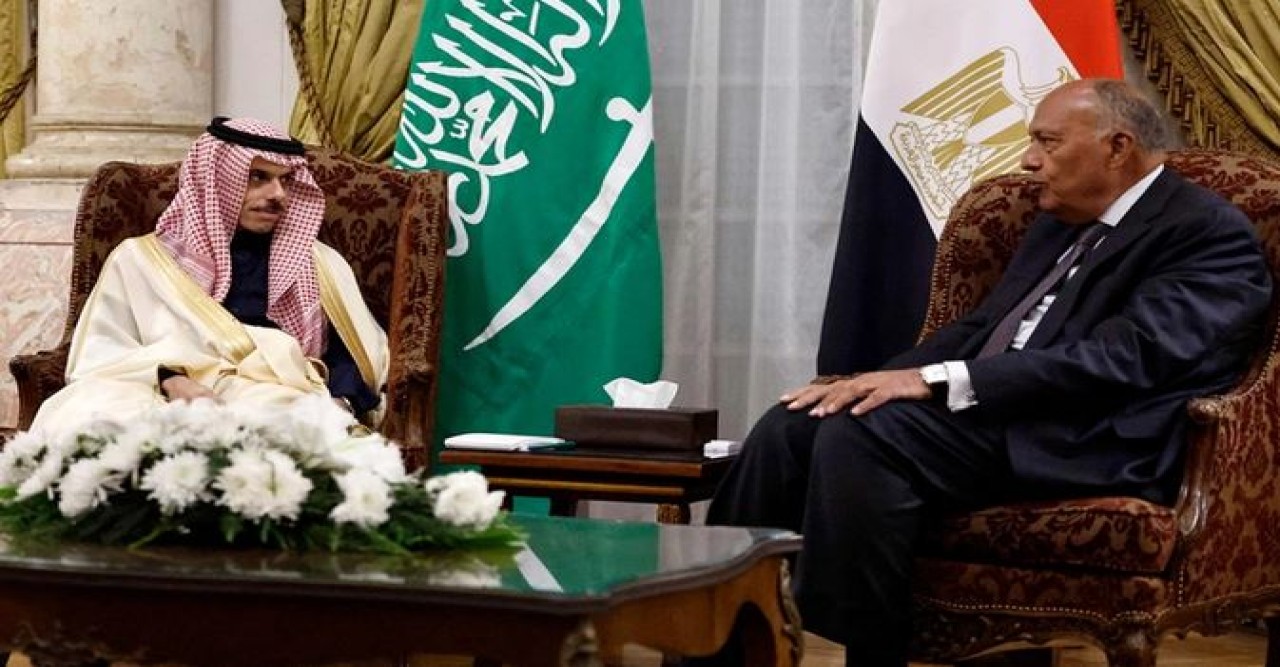 গাজায় যুদ্ধবিরতির আহ্বান পুনর্ব্যক্ত সৌদি আরব-মিসরের