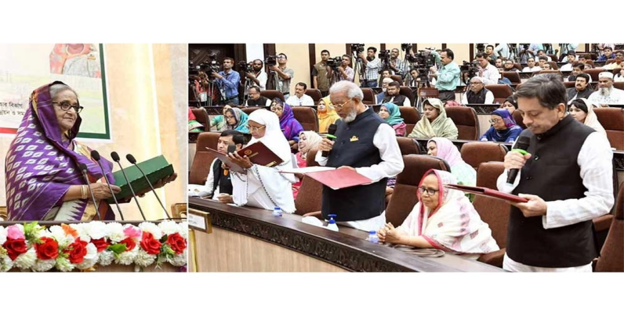 শপথ নিলেন তিন সিটির মেয়র