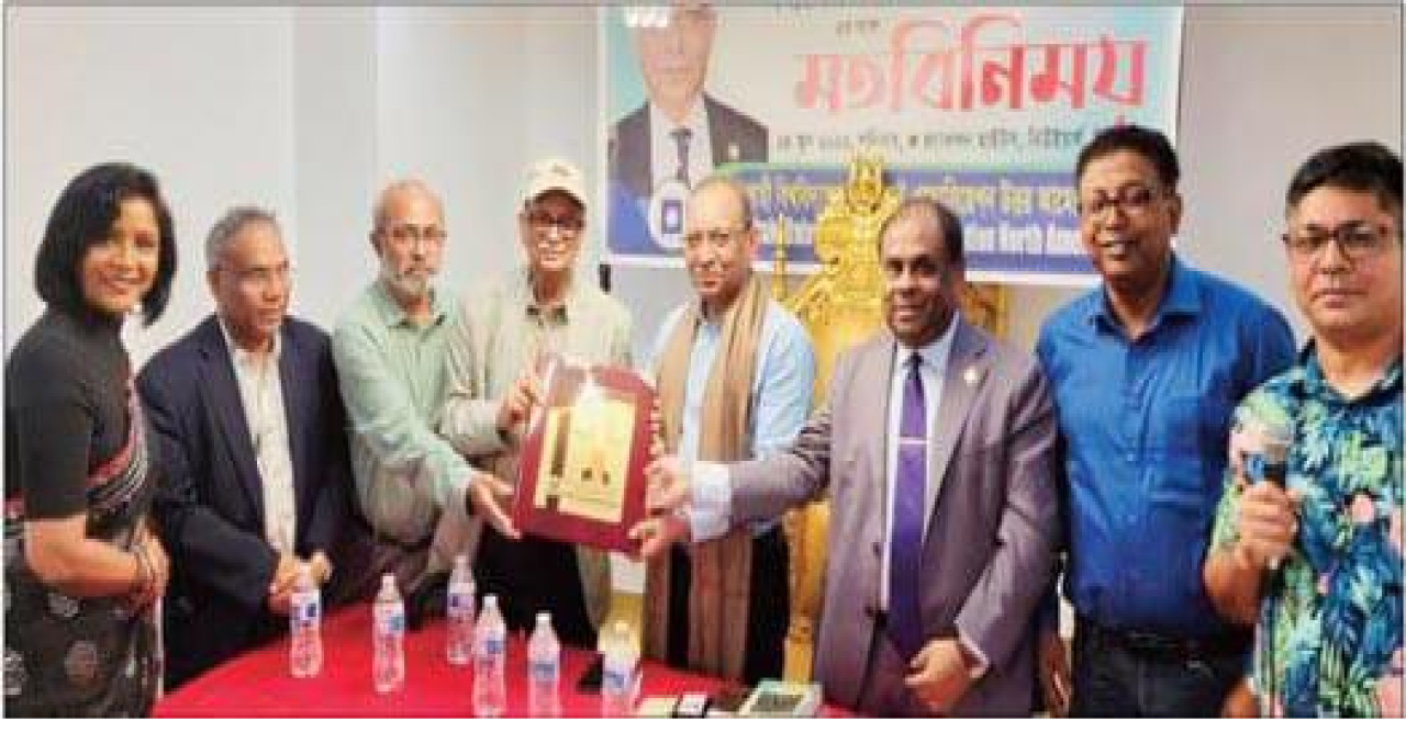 নিউইয়র্কে রাবি উপাচার্যকে সংবর্ধনা : শহীদ জোহা ছাত্রবৃত্তি চালুর প্রস্তাব