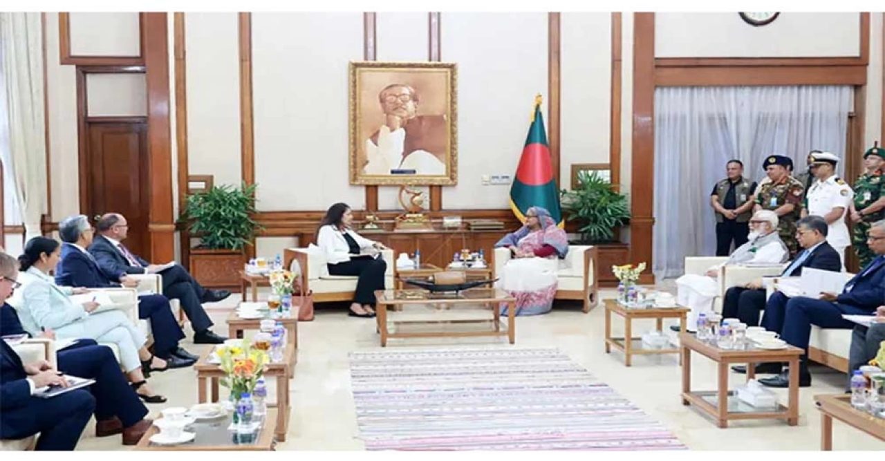 প্রধানমন্ত্রীর সঙ্গে মার্কিন আন্ডারসেক্রেটারির সাক্ষাৎ