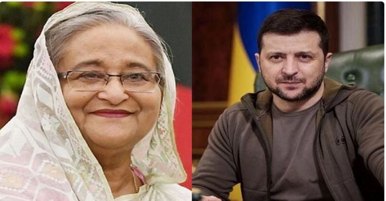 শেখ হাসিনার সঙ্গে জেলেনস্কির বৈঠক, বৈশ্বিক ইস্যু নিয়ে আলোচনা