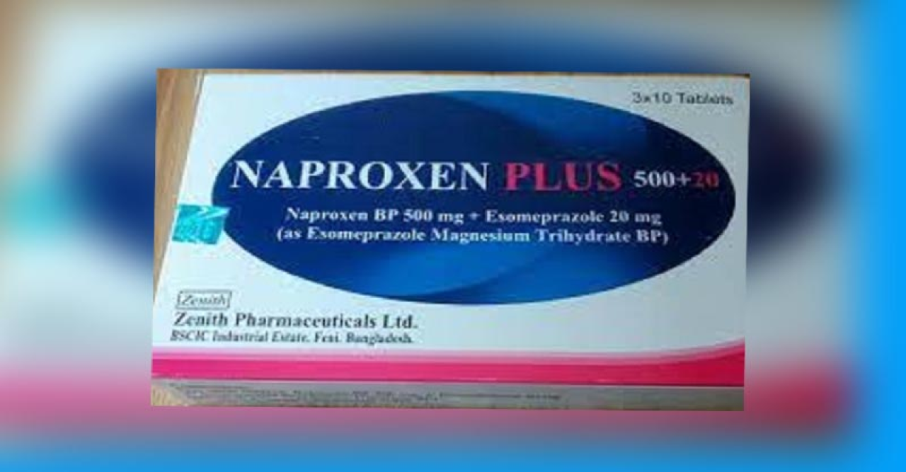 জেনিথ ফার্মার অ্যান্টিবায়োটিক ‘ন্যাপ্রোক্সেন প্লাস’ উৎপাদন ও বিক্রি নিষিদ্ধ