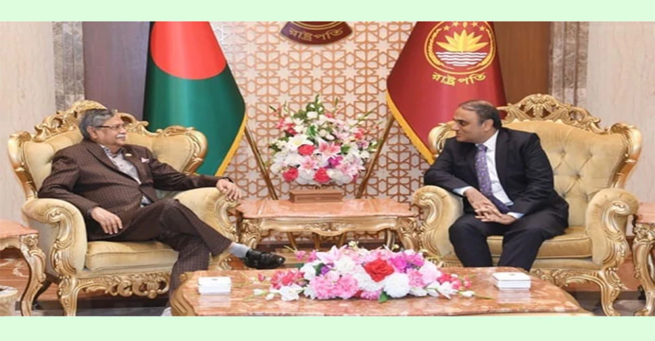 রাষ্ট্রপতির সঙ্গে পাকিস্তানের হাই কমিশনারের বিদায়ী সাক্ষাৎ