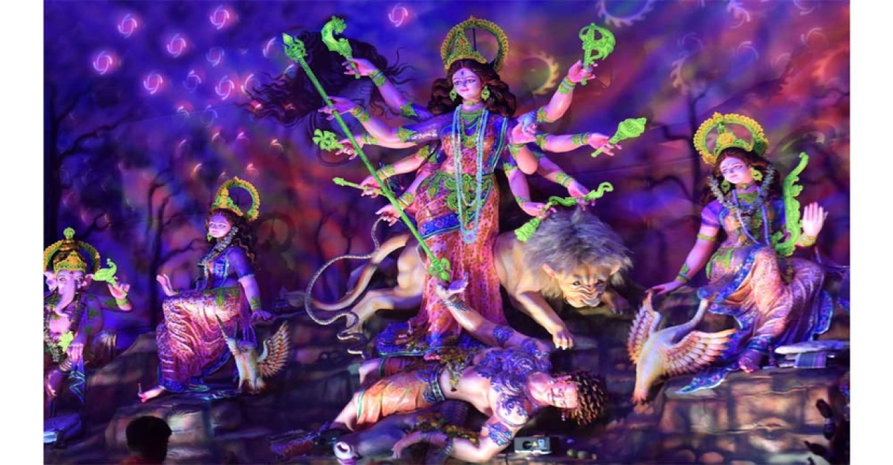 শারদীয় দুর্গোৎসবের মহানবমী আজ