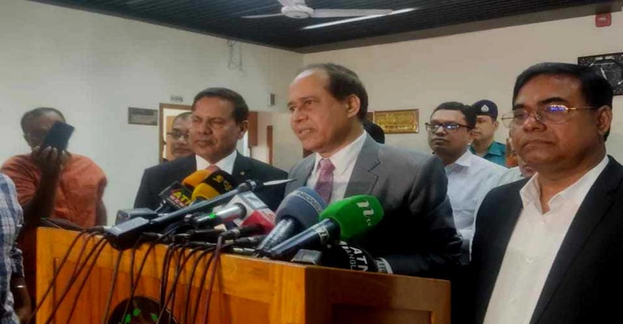 নির্ধারিত পদ্ধতি ও সময়ের মধ্যেই নির্বাচন : সিইসি