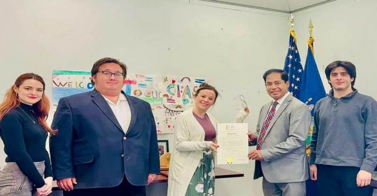 নিউইয়র্ক স্টেট সিনেটর মনিকার সম্মাননা পেয়েছেন গোলাম ফারুক শাহীন