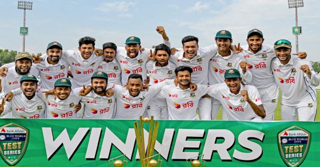 পাকিস্তানকে ধবলধোলাই করে ঐতিহাসিক সিরিজ জয় বাংলাদেশের