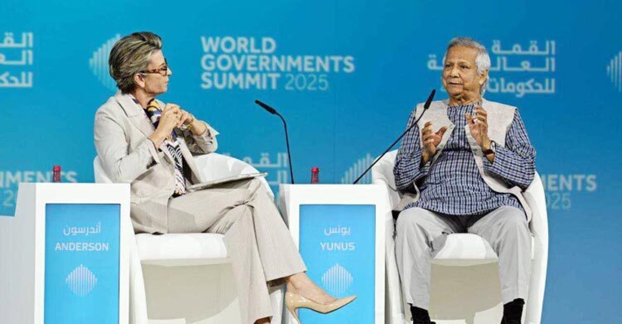 দুবাইয়ে গভর্নমেন্টস সামিটের প্লেনারি সেশনে প্রধান উপদেষ্টা