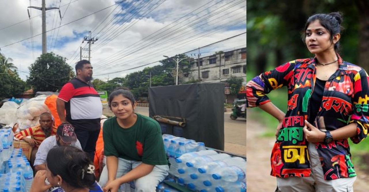 বানভাসিদের দুয়ারে ‘মিস ওয়ার্ল্ড’ বিজয়ী তোরসা