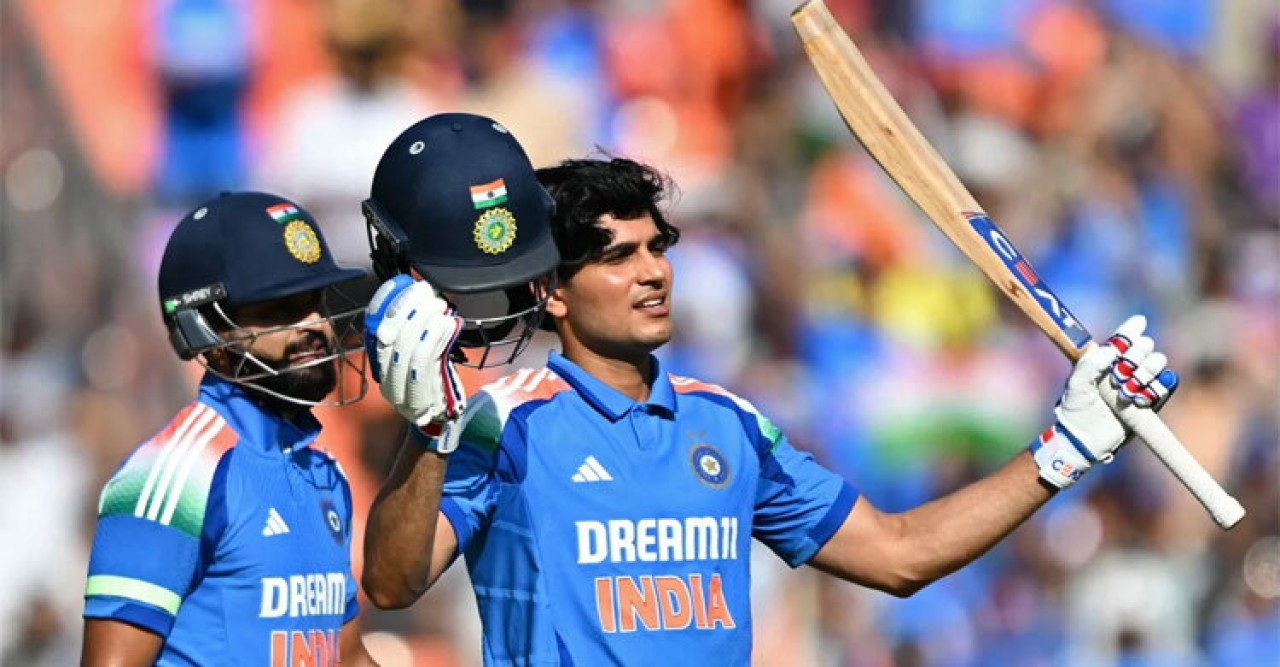 গিলের সেঞ্চুরি, রানে ফিরলেন কোহলি, ভারতের রান পাহাড়