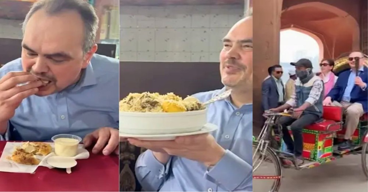 পুরান ঢাকার অলিগলিতে মার্কিন রাষ্ট্রদূত, উপভোগ করলেন চা-বিরিয়ানি