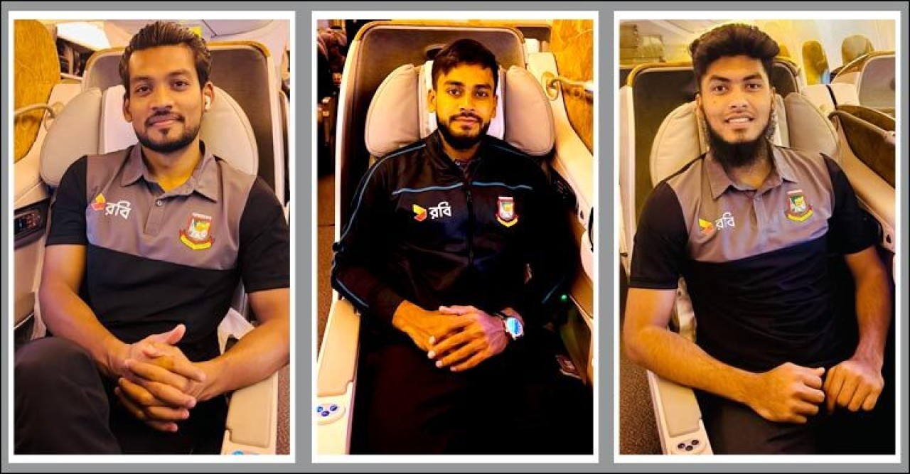 চ্যাম্পিয়ন্স ট্রফি খেলতে মধ্যরাতে দেশ ছেড়েছে টাইগাররা