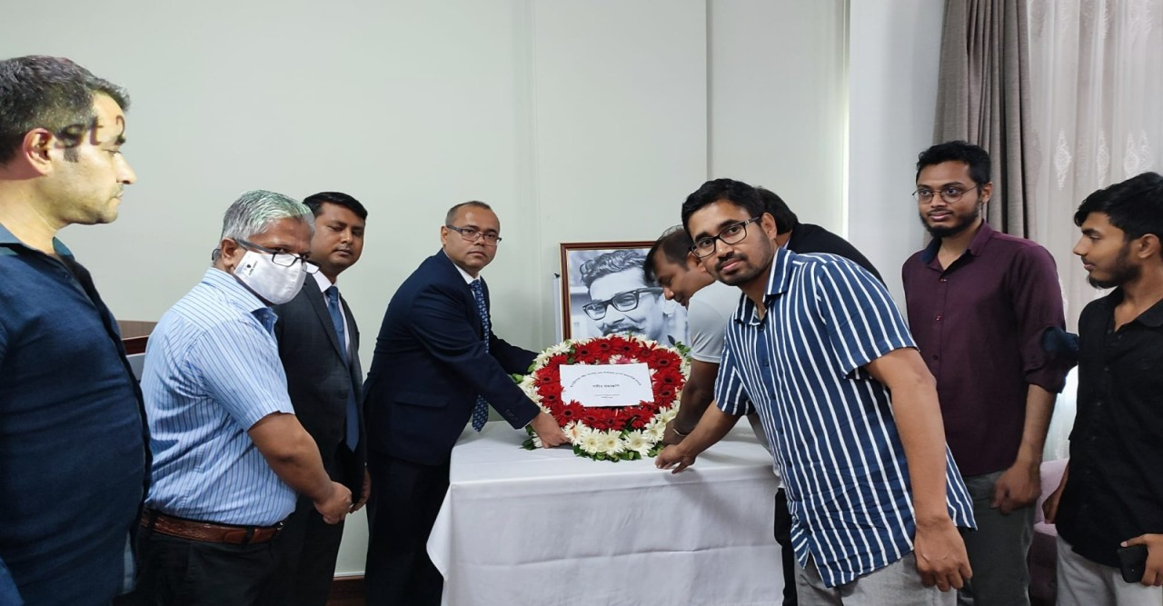 যথাযথ মর্যাদা ও ভাবগাম্ভীর্যের সাথে বীর মুক্তিযোদ্ধা শহিদ ক্যাপ্টেন শেখ কামাল -এর ৭৩তম জন্মবার্ষিকী পালন