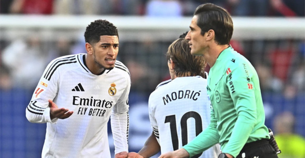 লাল কার্ড দেখলেন বেলিংহ্যাম, পয়েন্ট হারিয়ে বিপদে রিয়াল