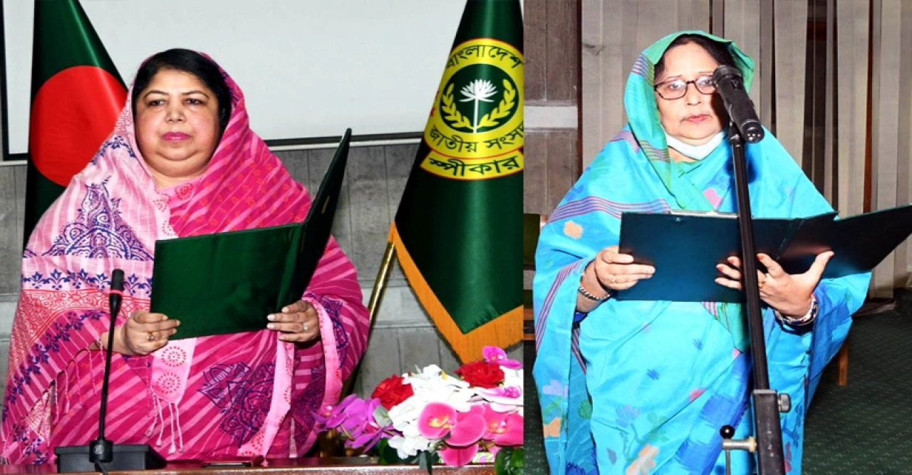 শপথ নিলেন নবনির্বাচিত সংসদ সদস্য ডরথী রহমান
