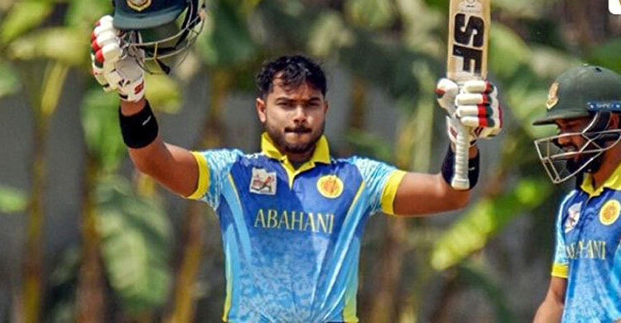 পারভেজ ইমনের সেঞ্চুরিতে বিশাল জয় আবাহনীর