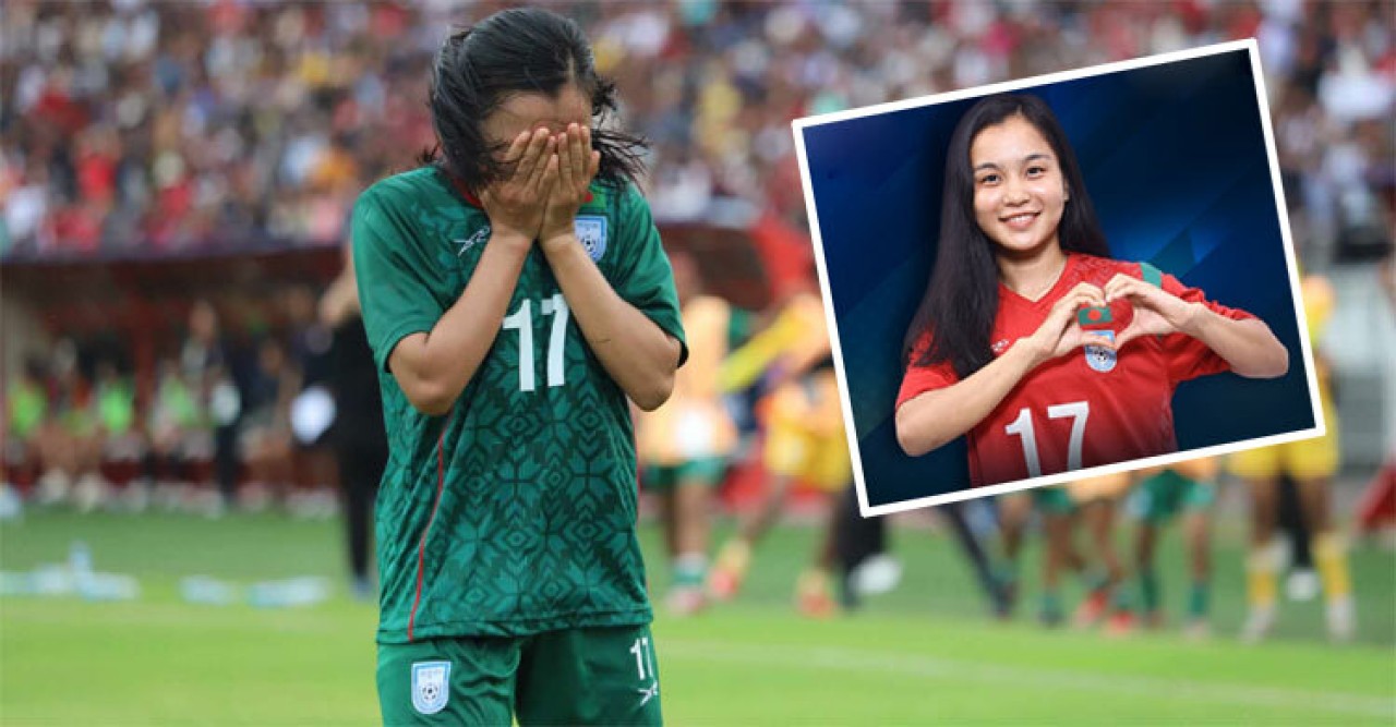 মিয়ানমারকে হারানোর পর যা বললেন বাঁ-পায়ের জাদুকর ঋতুপর্ণা