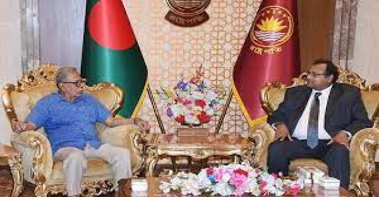 রাষ্ট্রপতির সঙ্গে বেলজিয়ামে নিযুক্ত বাংলাদেশের রাষ্ট্রদূতের সাক্ষাৎ