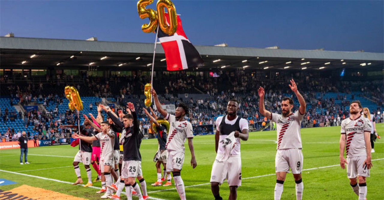 বায়ার লেভারকুসেন, অপরাজিত ৫০