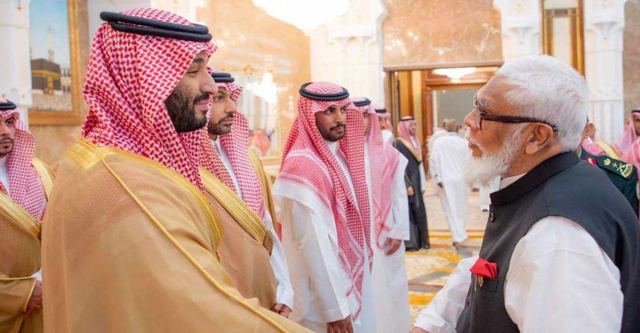 প্রধানমন্ত্রীর পক্ষ থেকে সৌদি যুবরাজকে সালমান এফ রহমানের শুভেচ্ছা