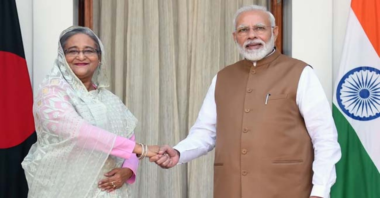 নরেন্দ্র মোদিকে শেখ হাসিনার অভিনন্দন