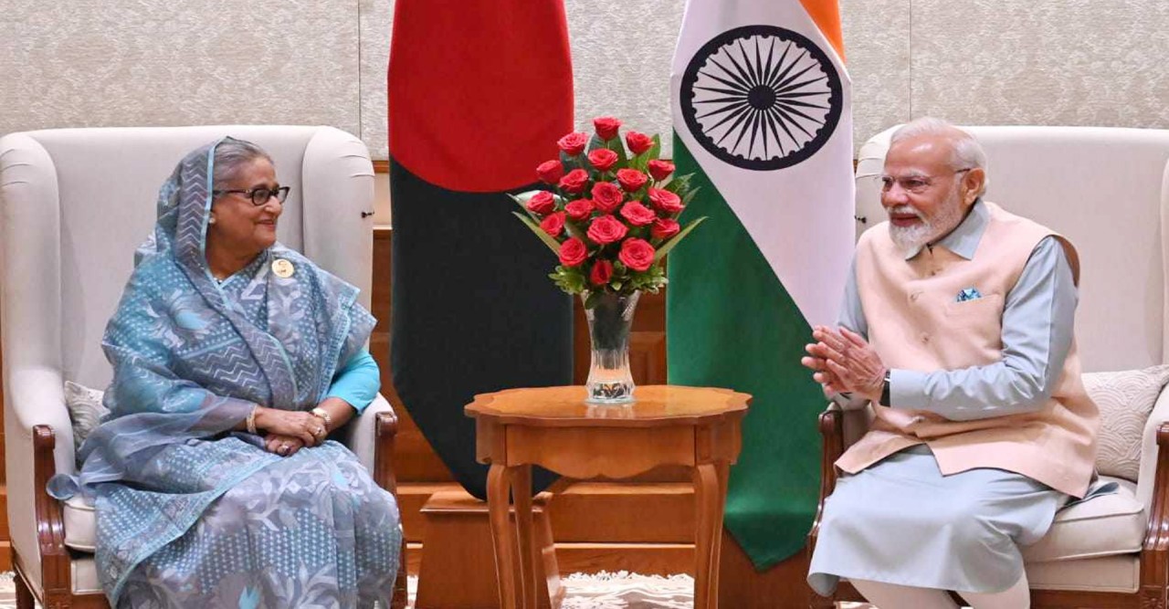 শেখ হাসিনা-নরেন্দ্র মোদির শুভেচ্ছা বিনিময়