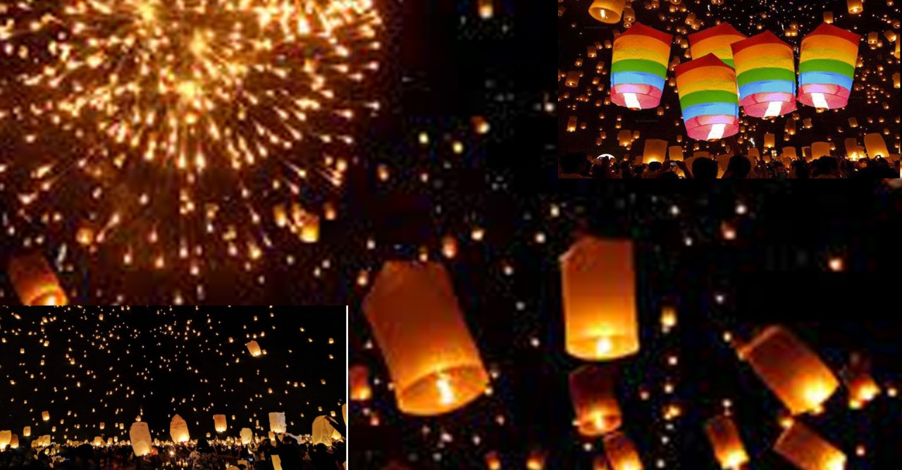 নিষেধাজ্ঞার পরও আতশবাজি-ফানুসে নতুন বছর উদযাপন