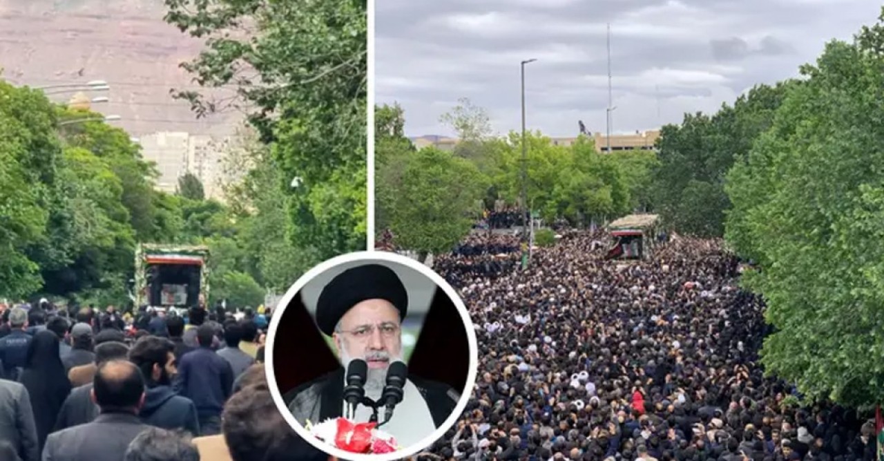 ইব্রাহিম রাইসির দাফন আজ, শেষ বিদায়ে লাখো মানুষের ঢল