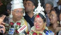 ৬০ বছর বয়সে বিয়ে করলেন পশ্চিমবঙ্গ বিজেপি নেতা দিলীপ ঘোষ