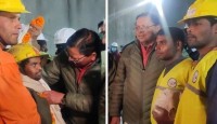 একে একে বের হলেন সুড়ঙ্গে আটকা সব শ্রমিক