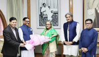 কাতার সফর শেষে দেশে ফিরলেন প্রধানমন্ত্রী