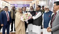 ভারত সফর শেষে দেশে ফিরলেন প্রধানমন্ত্রী