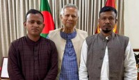 ইউনূসের সঙ্গে সাক্ষাৎ করেছে বৈষম্যবিরোধী ছাত্র আন্দোলনে পুলিশের গুলিতে নিহত আবু সাঈদের পরিবার