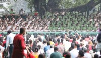 রমনা বটমূলে চলছে ছায়ানটের বর্ষবরণ অনুষ্ঠান