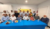 নিউইয়র্কে বাংলাদেশের বিশিষ্ট চিকিৎসক ডা. কামরুল ও ডা. রওনক চৌধুরীর সাথে বরুড়া উপজেলাবাসীর মতবিনিময়