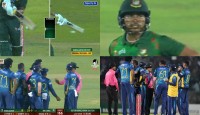 আম্পায়ারের বিতর্কিত সিদ্ধান্ত নিয়ে ম্যাচ রেফারির কাছে যাবে শ্রীলঙ্কা