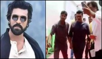 সেলফিতে বিরক্ত হয়ে অঘটন ঘটালেন রামচরণ!